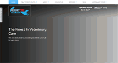 Desktop Screenshot of primaryvetcare.com